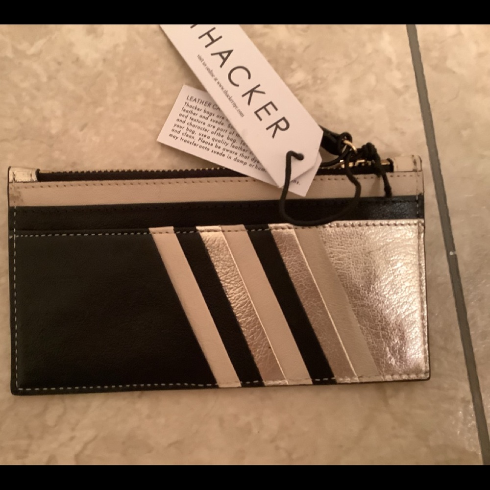 Beautiful leather wallet credit card case